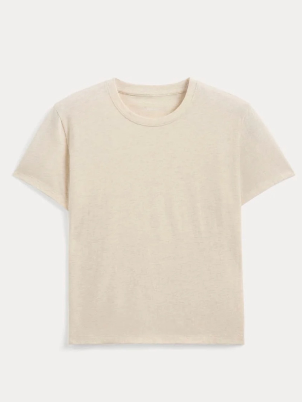 Everlane the box cut tee in essential cotton heathered oat size SM new - Picture 4 of 10